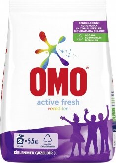 Omo Active Fresh Renkliler 5.5 kg Deterjan kullananlar yorumlar